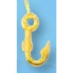 Fish Hook Charm Cast Stock Jewelry Pin